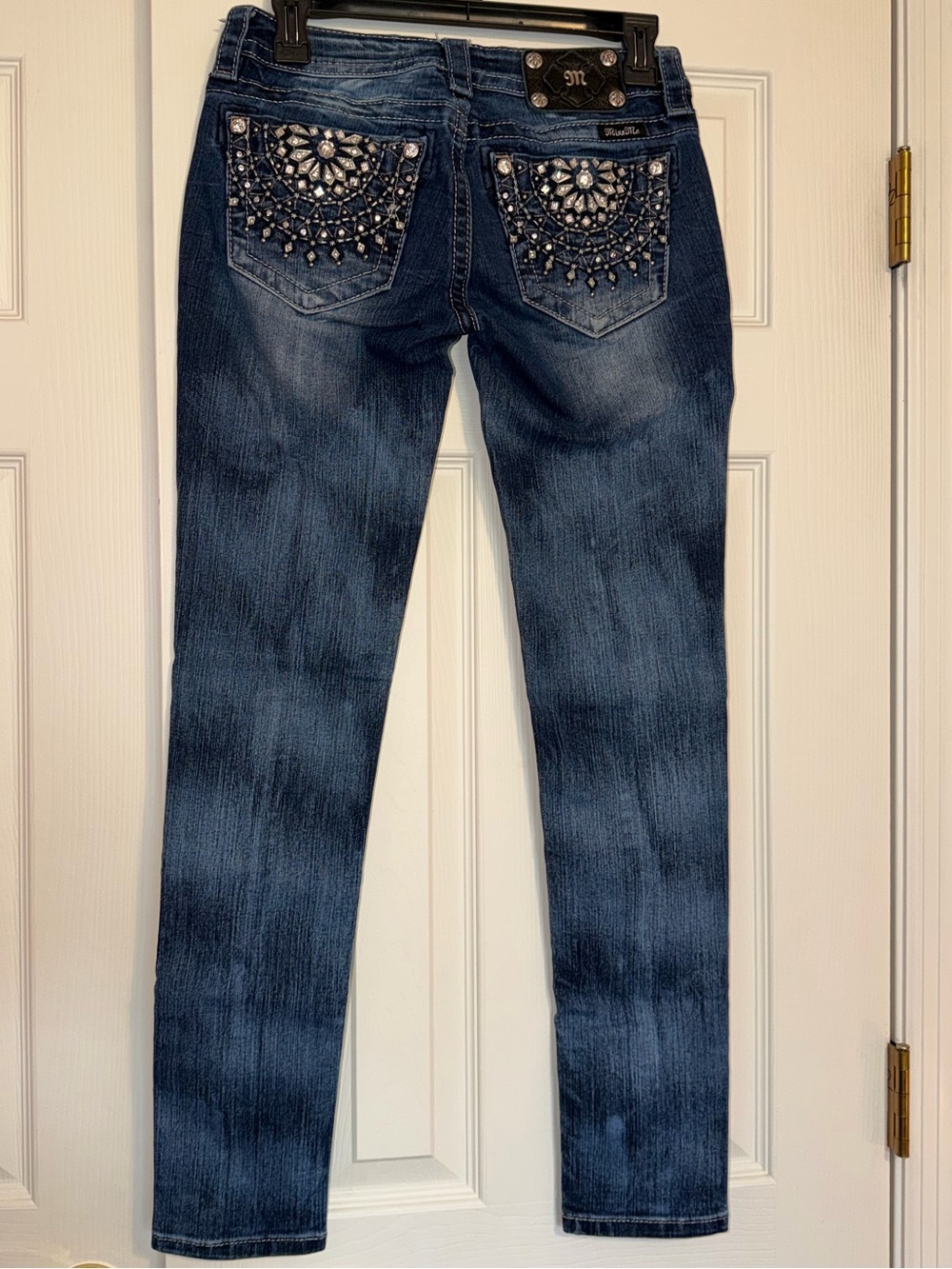Miss Me Dark Blue Skinny Jeans